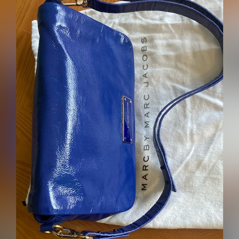 Marc Jacobs blue crossbody handbag - Picture 4 of 8